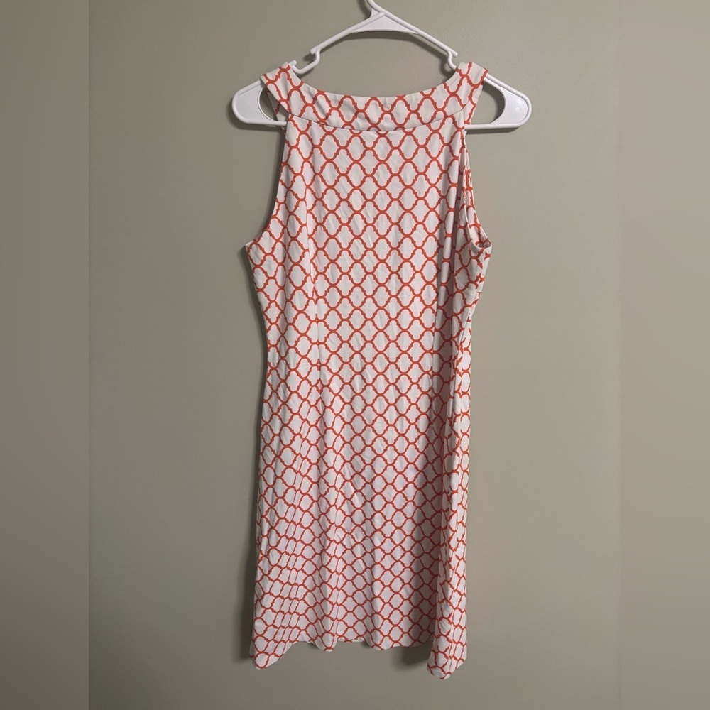 J. McLaughlin Dress Size Medium Catalina Cloth Sophia Sleeveless Geometric Print - Picture 2 of 7